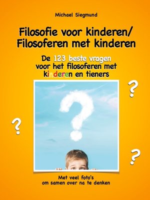 cover image of Filosofie voor kinderen / Filosoferen met kinderen